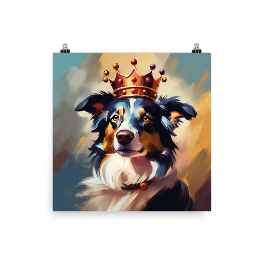 PugMug Custom Border Collie Poster