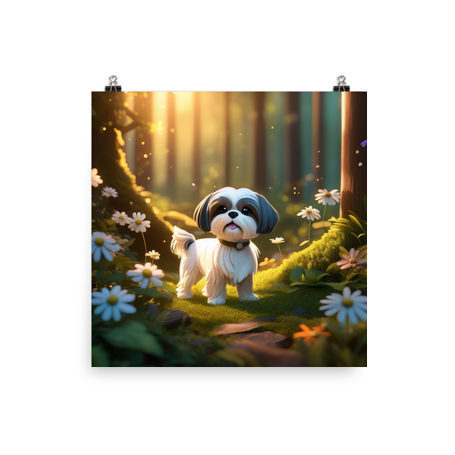 PugMug Custom Shih Tzu Poster