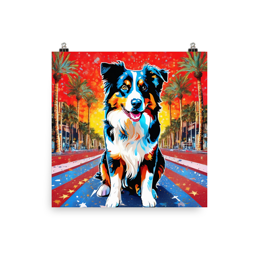 PugMug Custom Australian Shepherd Dog Poster