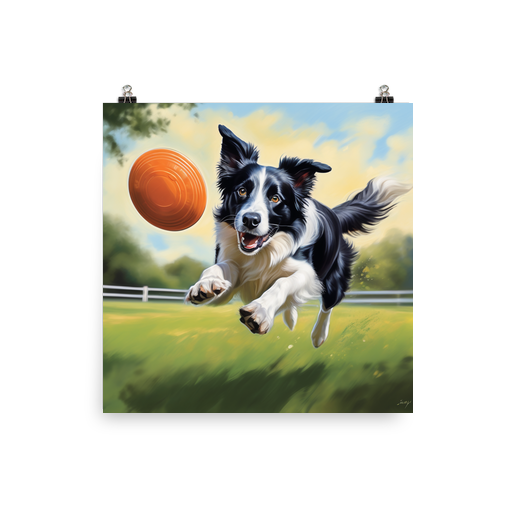 PugMug Custom Border Collie Poster