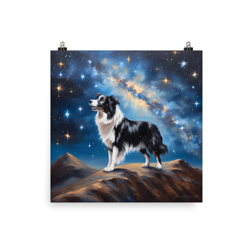 PugMug Custom Border Collie Poster