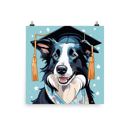PugMug Custom Border Collie Poster