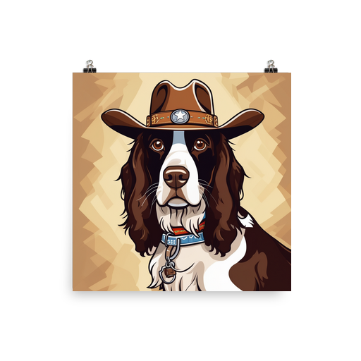 PugMug Custom English Springer Spaniel Poster