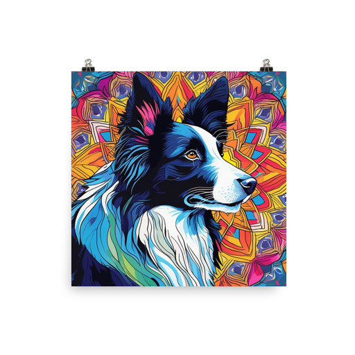 PugMug Custom Border Collie Poster
