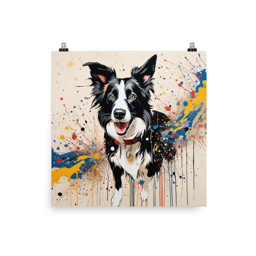 PugMug Custom Border Collie Poster