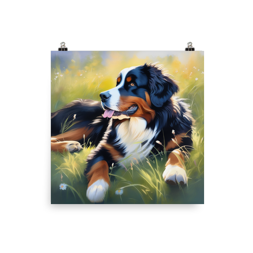 PugMug Custom Bernese Mountain Dog Poster