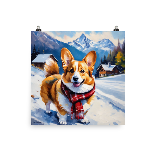 PugMug Custom Pembroke Welsh Corgi Poster