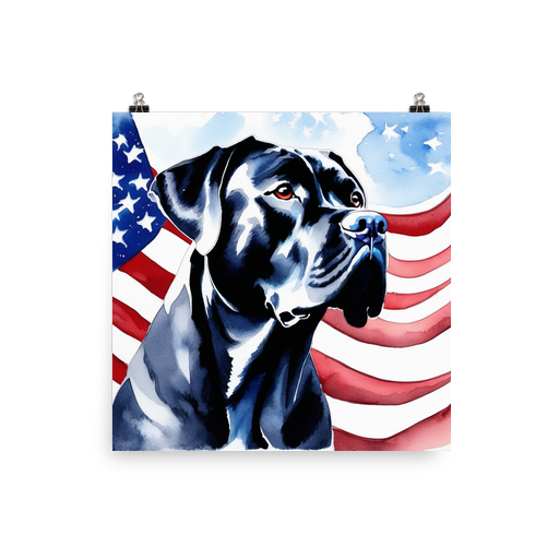 PugMug Custom Cane Corso Poster