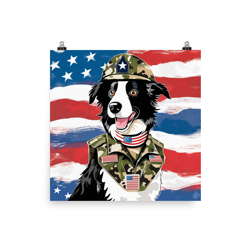 PugMug Custom Border Collie Poster