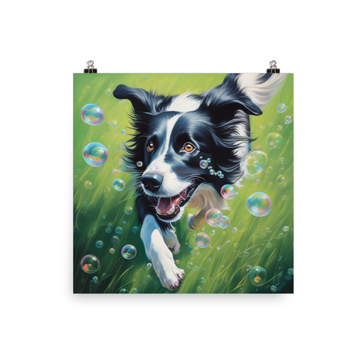 PugMug Custom Border Collie Poster