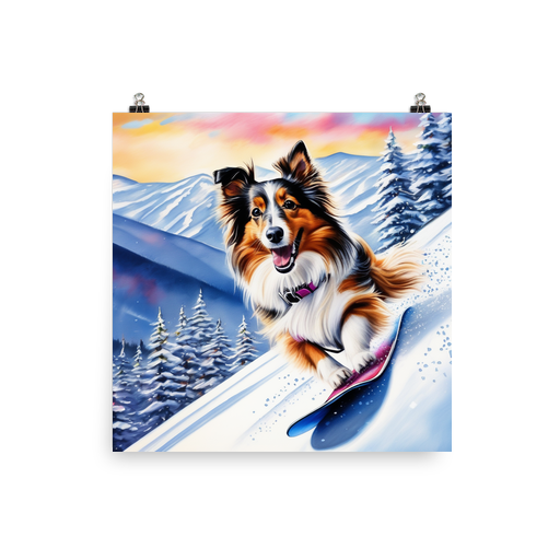 PugMug Custom Shetland Sheepdog Poster