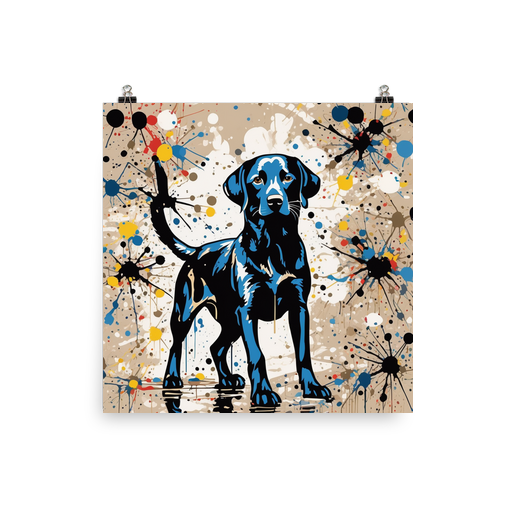 PugMug Custom Black Labrador Retriever Poster