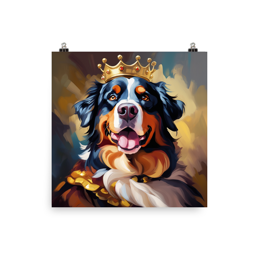 PugMug Custom Bernese Mountain Dog Poster