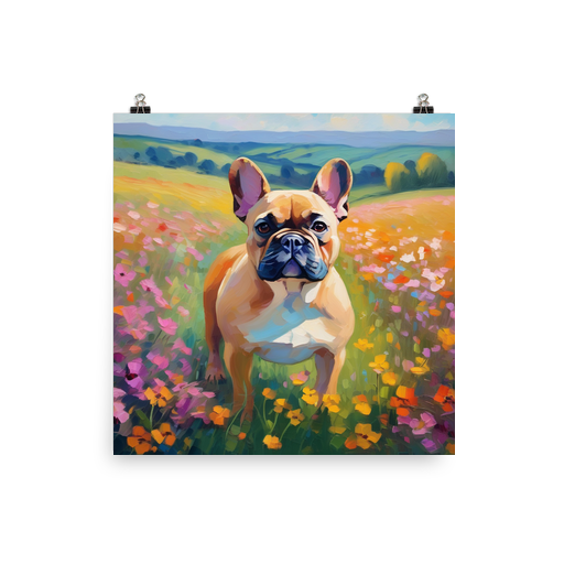 PugMug Custom Tan French Bulldog Poster