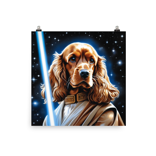 PugMug Custom Cocker Spaniel Poster