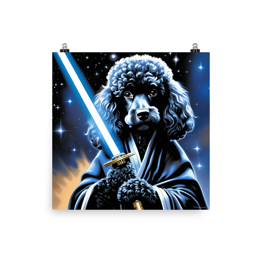 PugMug Custom Black Poodle Poster