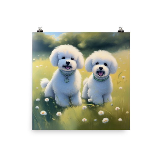PugMug Custom Bichons Frise Poster