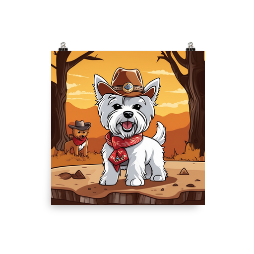 PugMug Custom West Highland White Terrier Poster