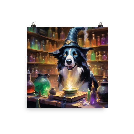 PugMug Custom Border Collie Poster