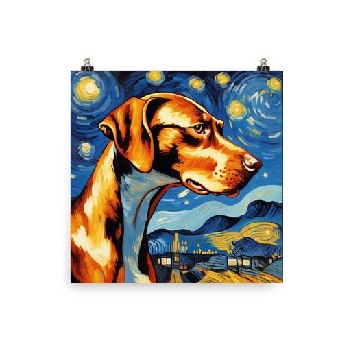 PugMug Custom Pointer Dog Poster