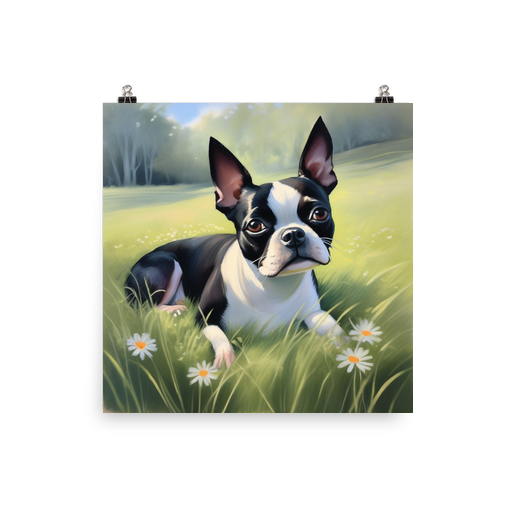 PugMug Custom Boston Terrier Poster
