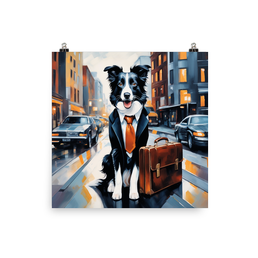 PugMug Custom Border Collie Poster