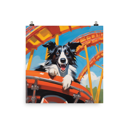PugMug Custom Border Collie Poster
