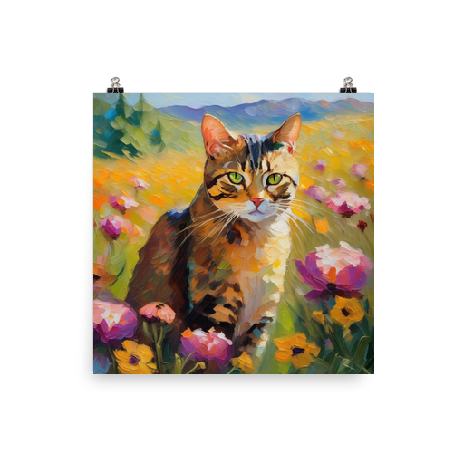 PugMug Custom Tabby Exotic Cat Poster