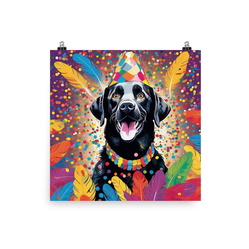 PugMug Custom Black Labrador Retriever Poster