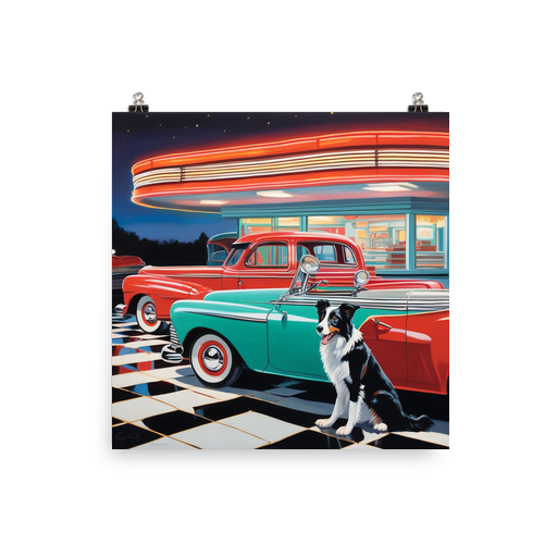 PugMug Custom Border Collie Poster