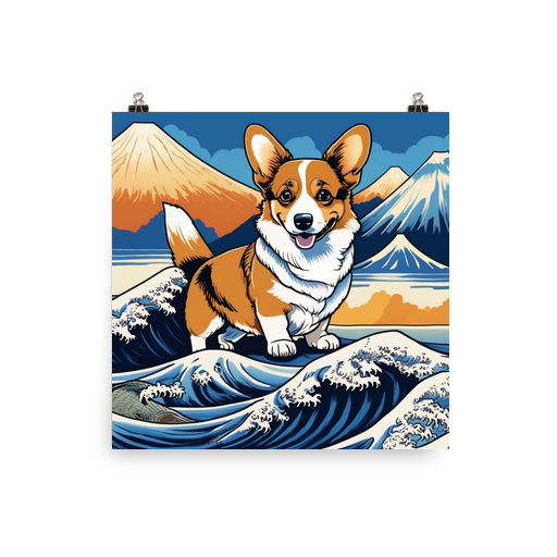 PugMug Custom Pembroke Welsh Corgi Poster