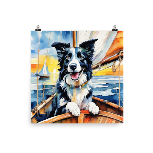 PugMug Custom Border Collie Poster
