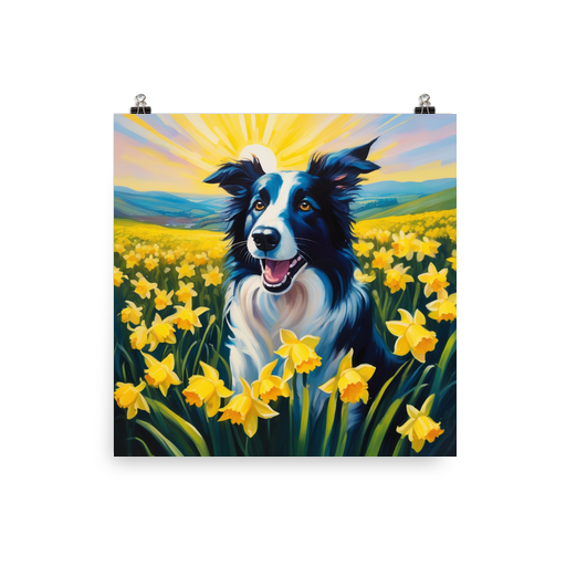 PugMug Custom Border Collie Poster