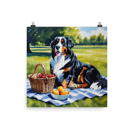 PugMug Custom Bernese Mountain Dog Poster