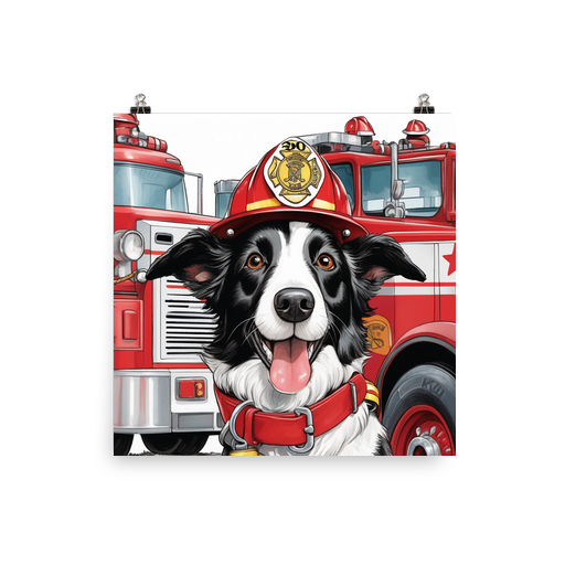 PugMug Custom Border Collie Poster