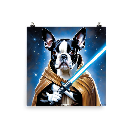 PugMug Custom Boston Terrier Poster