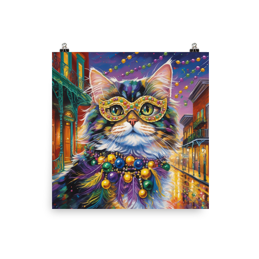 PugMug Custom Tabby Persian Cat Poster