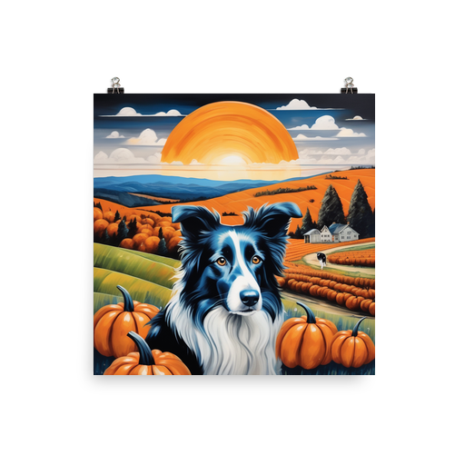 PugMug Custom Border Collie Poster