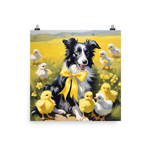 PugMug Custom Border Collie Poster