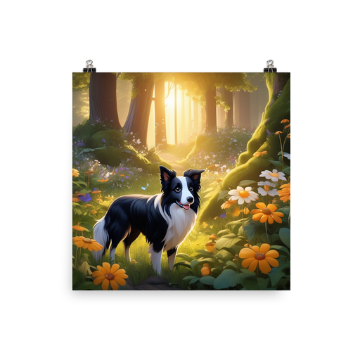 PugMug Custom Border Collie Poster