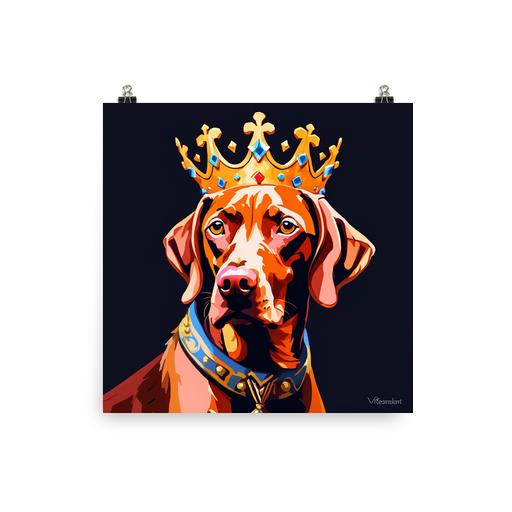 PugMug Custom Vizsla Poster