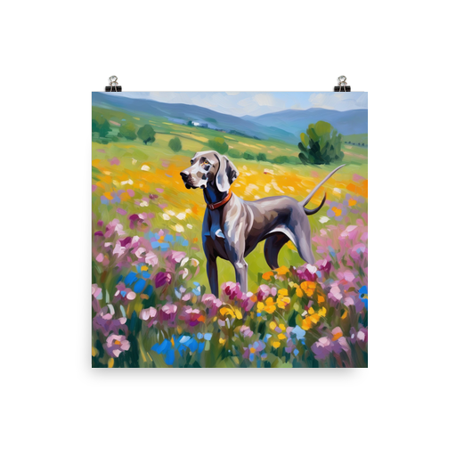 PugMug Custom Weimaraner Poster