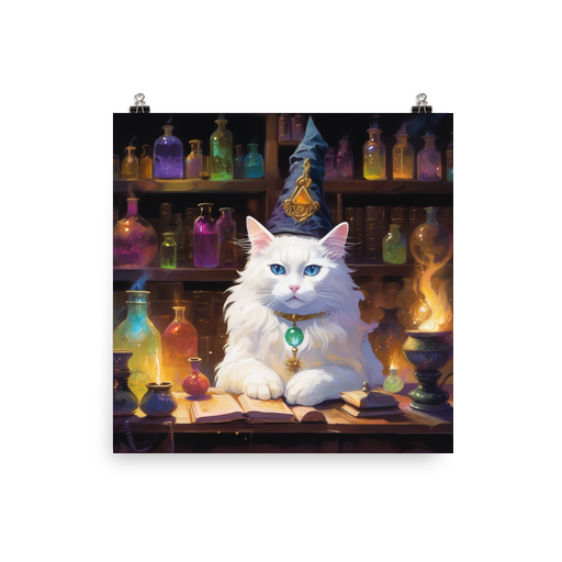 PugMug Custom White Ragdoll Cat Poster