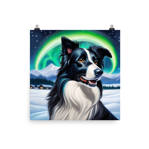 PugMug Custom Border Collie Poster