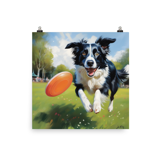 PugMug Custom Border Collie Poster
