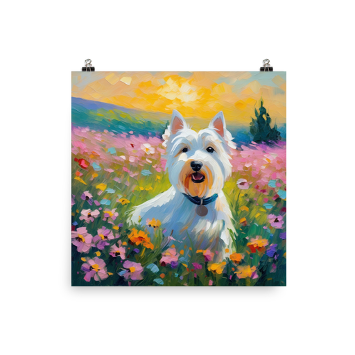 PugMug Custom West Highland White Terrier Poster