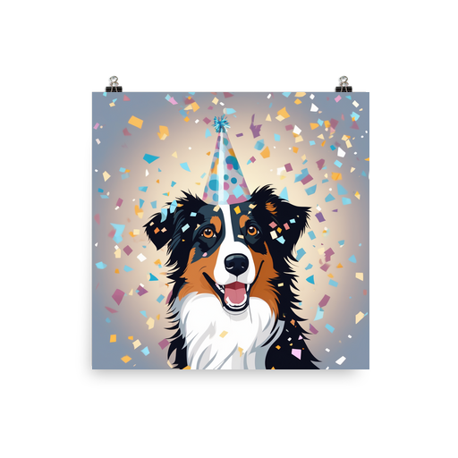 PugMug Custom Australian Shepherd Dog Poster