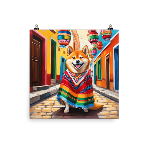 PugMug Custom Shiba Inu Poster