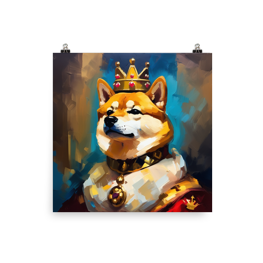 PugMug Custom Shiba Inu Poster
