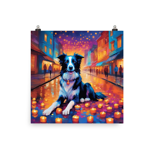 PugMug Custom Border Collie Poster